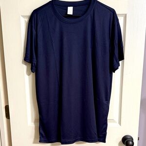 Navy Blue Men's Mesh Shirt L